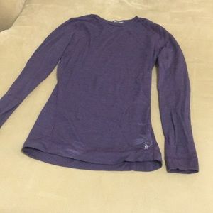 Smartwool purple thermal long sleeve